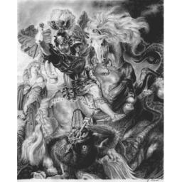 Famous painting - Rubens (pencil)