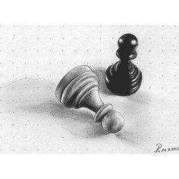 Schach (Bleistift)