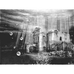 Dark Art - Sunken Church (pencil)