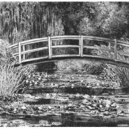 Famous painting - Monet (pencil)