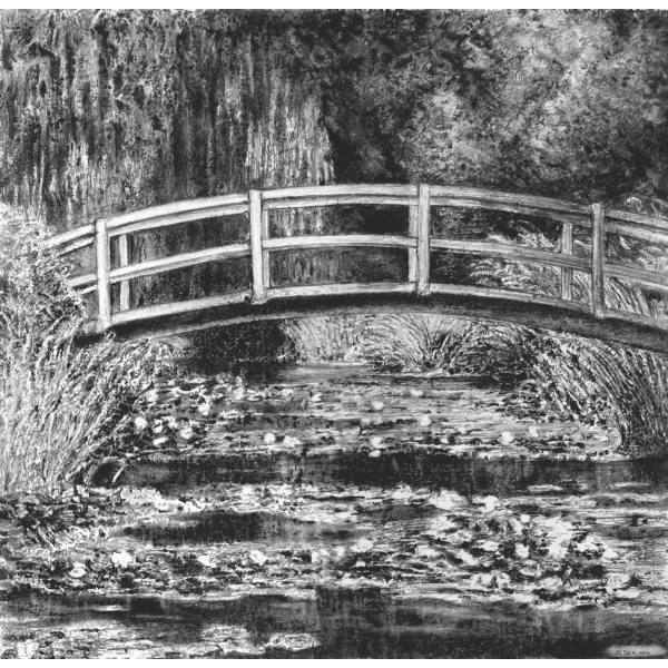 Seerosenteich und Japanische Brücke von Monet