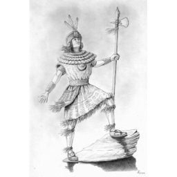 Comic drawing - Atahualpa (pencil)