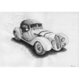 Scribble - EMW 327 Cabriolet (pencil)